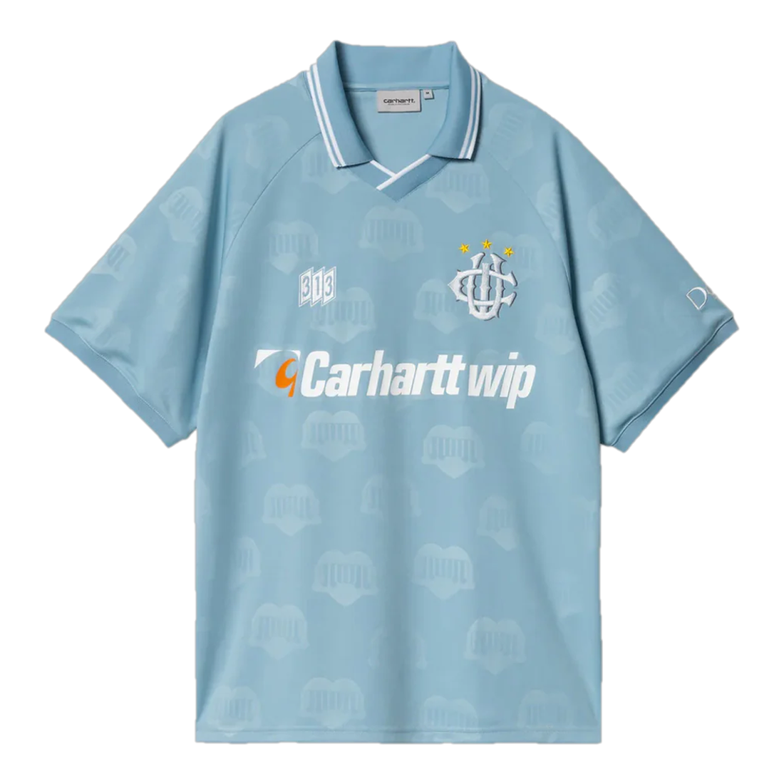 CARHARTT TEE 'FOOTBALL SHIRT IN HEART BLUE'
