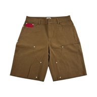 COMMON STUDIOS SHORT 'DOUBLE KNEE CANVAS BROWN'