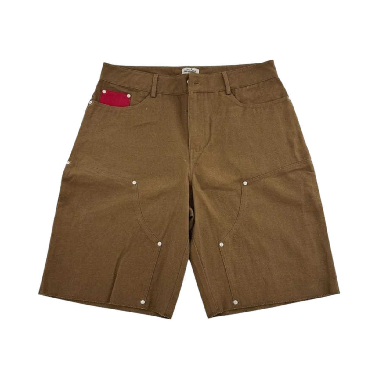 COMMON STUDIOS SHORT 'DOUBLE KNEE CANVAS BROWN'
