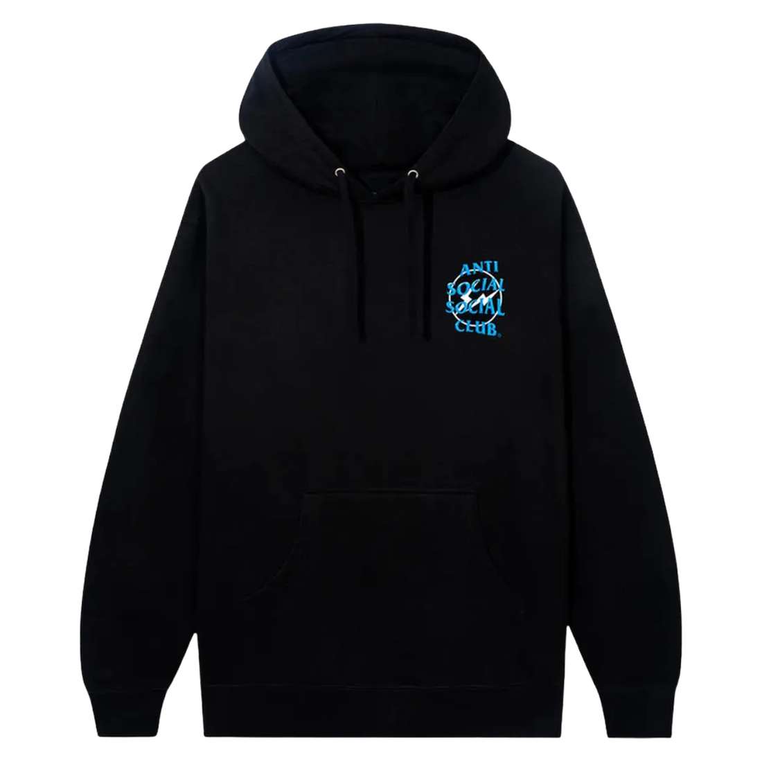 ANTI SOCIAL HOODIE 'FRAGMENT PETALS BLACK BLUE'
