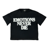 MIXED EMOTIONS TEE 'END RHINESTONE BLACK'