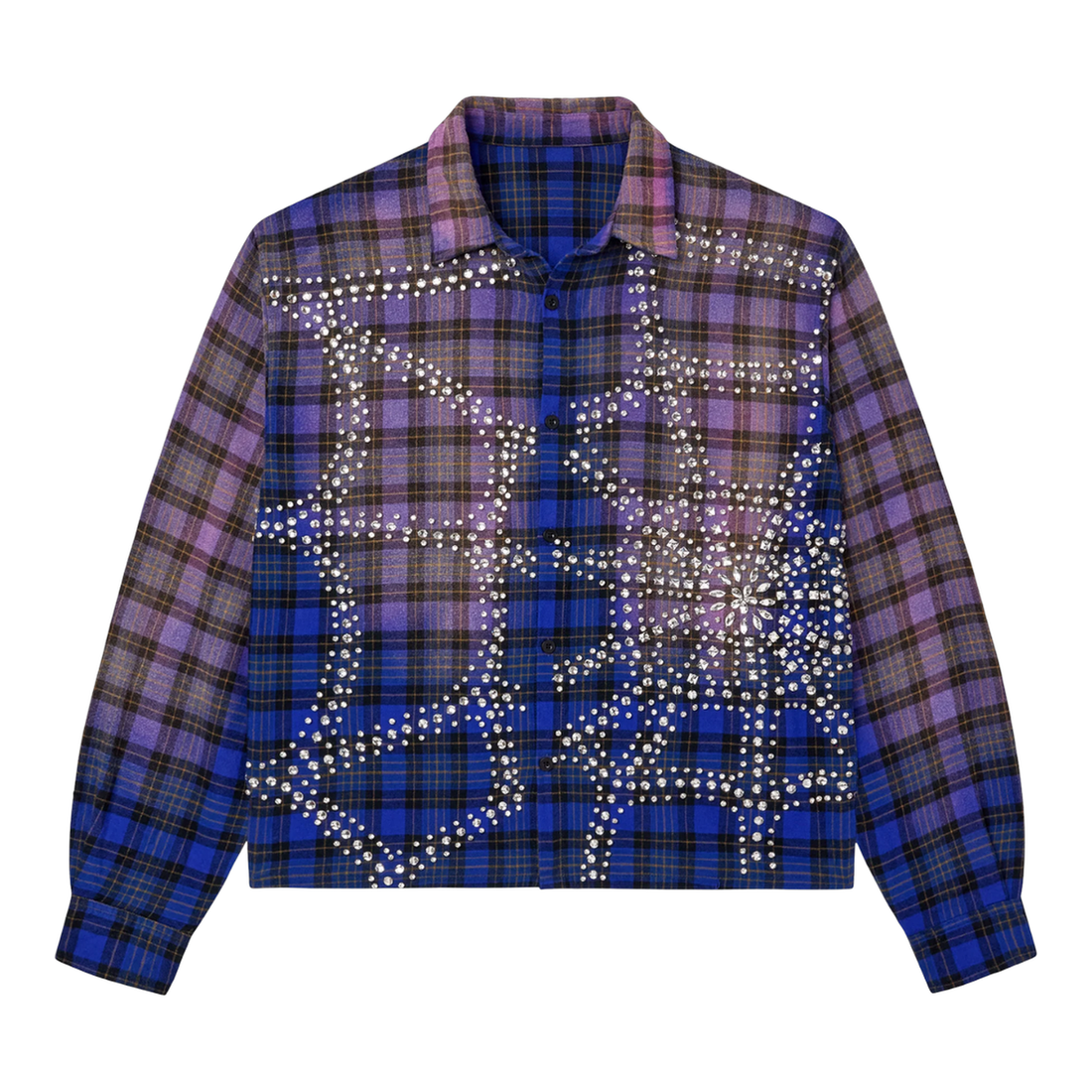 VALE FOREVER FLANNEL 'BLUE INFERNO'