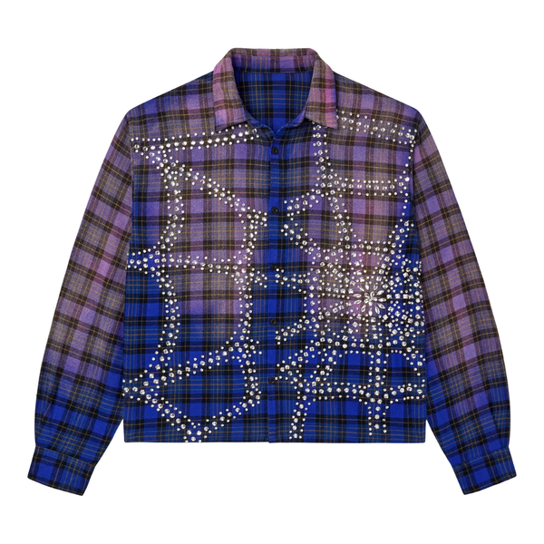 VALE FOREVER FLANNEL 'BLUE INFERNO'