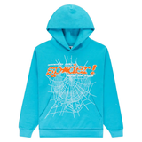 SP5DER HOODIE 'PUNK V2 CYAN'