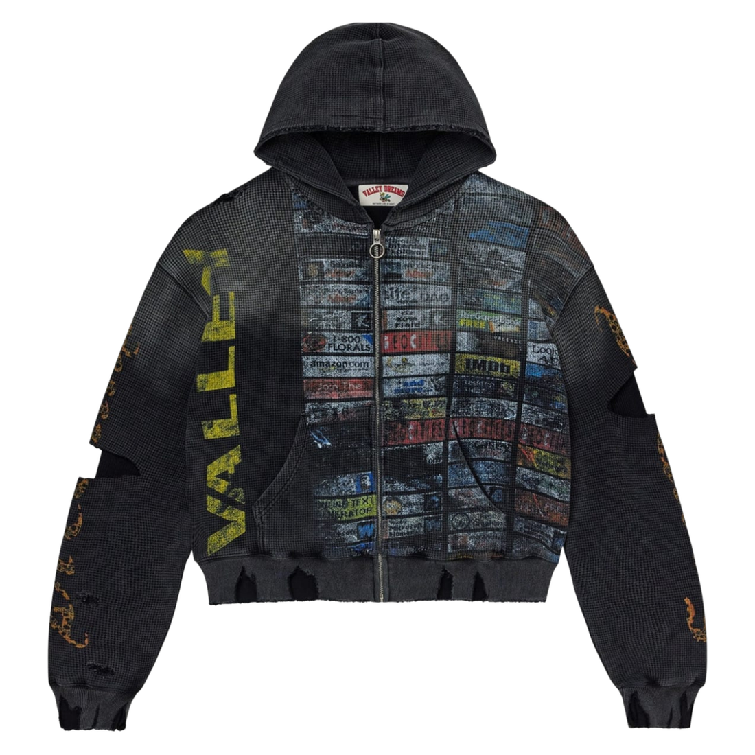 VALE FOREVER ZIP-UP 'GLITCH BLACK'