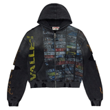 VALE FOREVER ZIP-UP 'GLITCH BLACK'