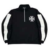 MIXED EMOTIONS QUARTER ZIP 'BLACK'