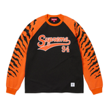 SUPREME LONGSLEEVE 'TIGER RAGLAN ORANGE BLACK'