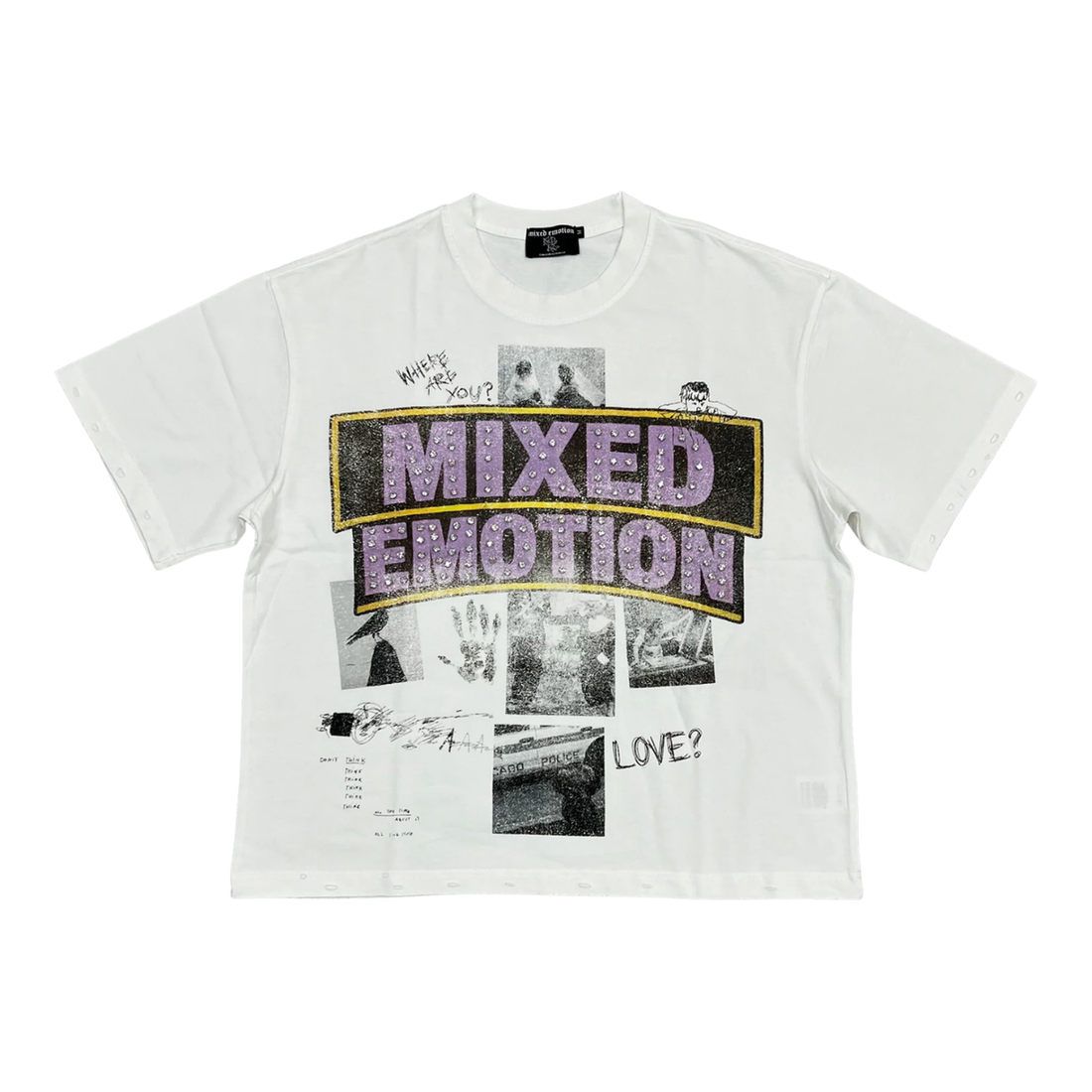 MIXED EMOTIONS TEE 'LOST IDENTITY'