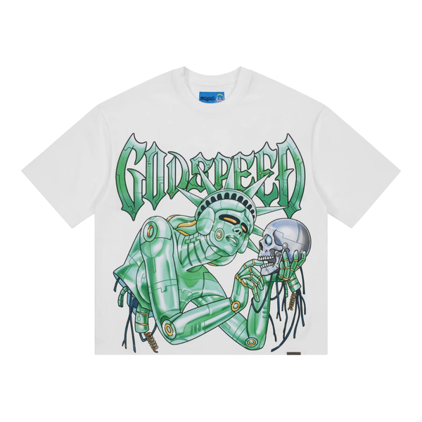 GODSPEED TEE 'FREEDOMS PROTOCOL NG WHITE'