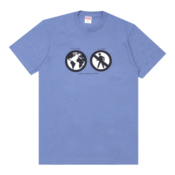 SUPREME TEE 'SAVE THE PLANET SLATE'