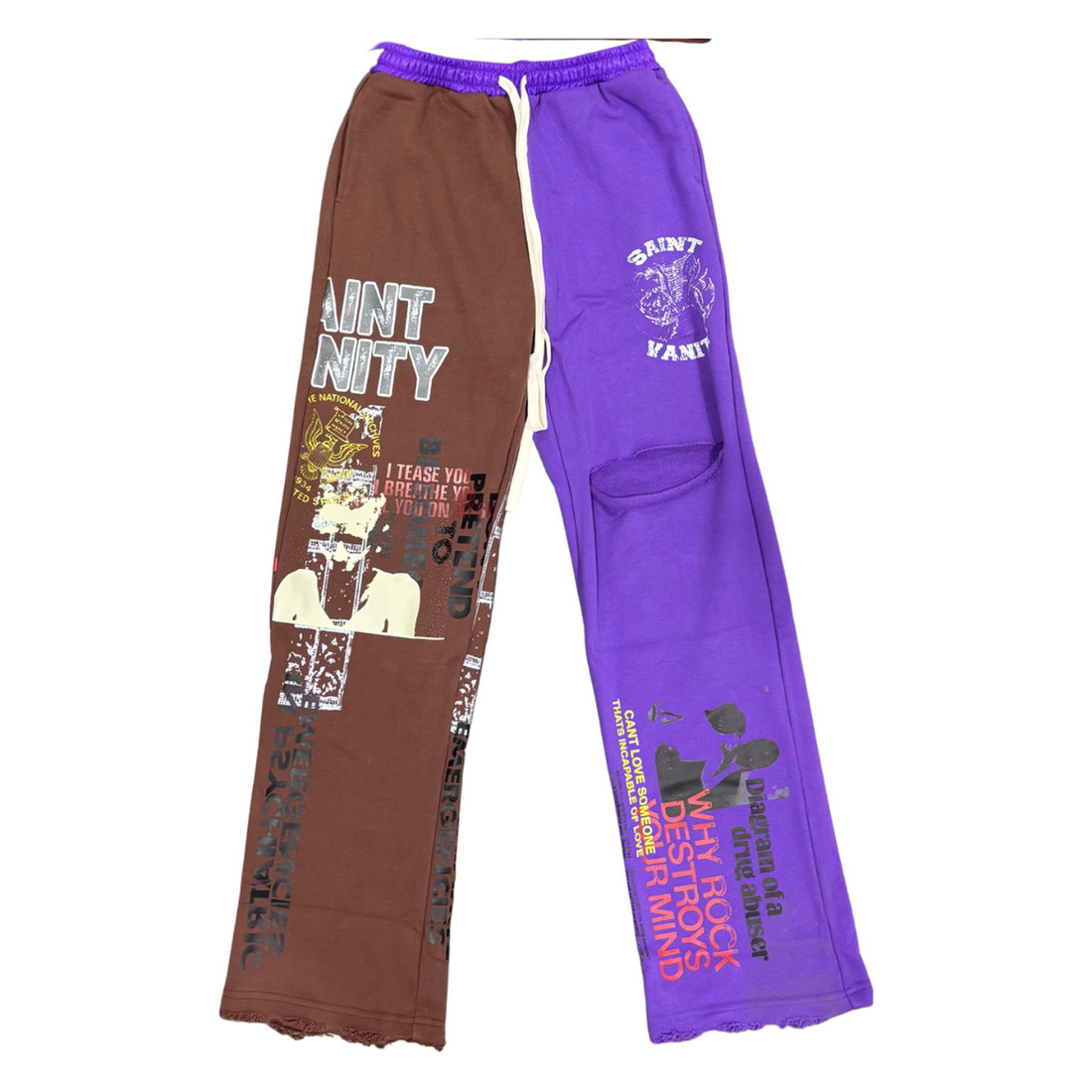 SAINT VANITY PANT 'WHAT THE BROWN PURPLE'