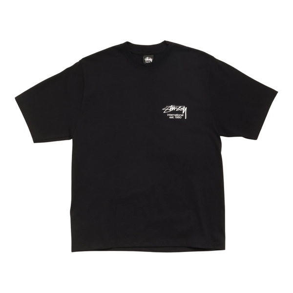 STUSSY TEE 'DICE CLOCK BLACK'