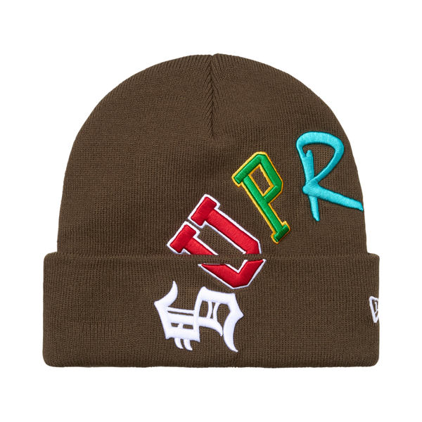 SUPREME BEANIE 'NEW ERA ARC BROWN'