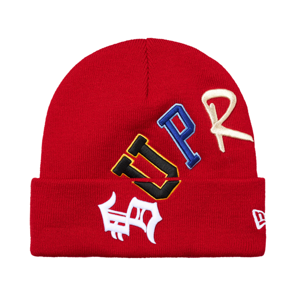 SUPREME BEANIE 'NEW ERA ARC RED'