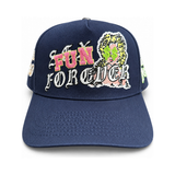 TEMPORARY FOREVERS HAT 'FUN FOREVER NAVY'