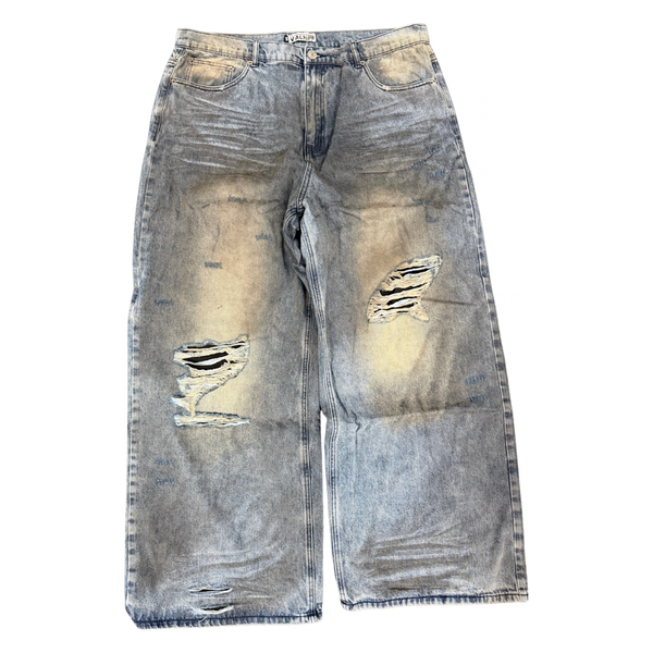 VALE FOREVER PANT 'DIRTY OVERSIZED DENIM'