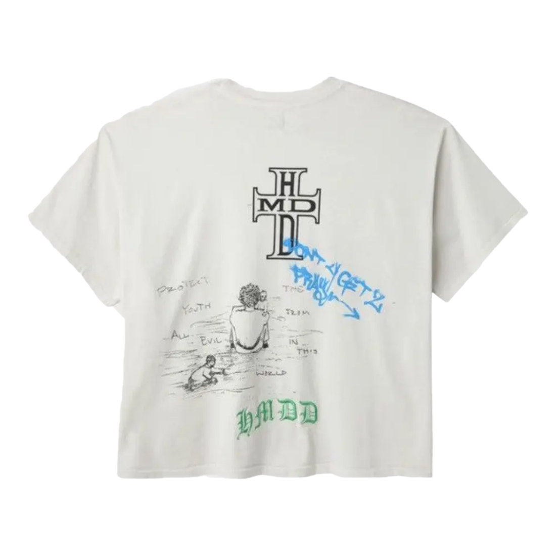 HMDDLA TEE 'PRAYER WHITE'