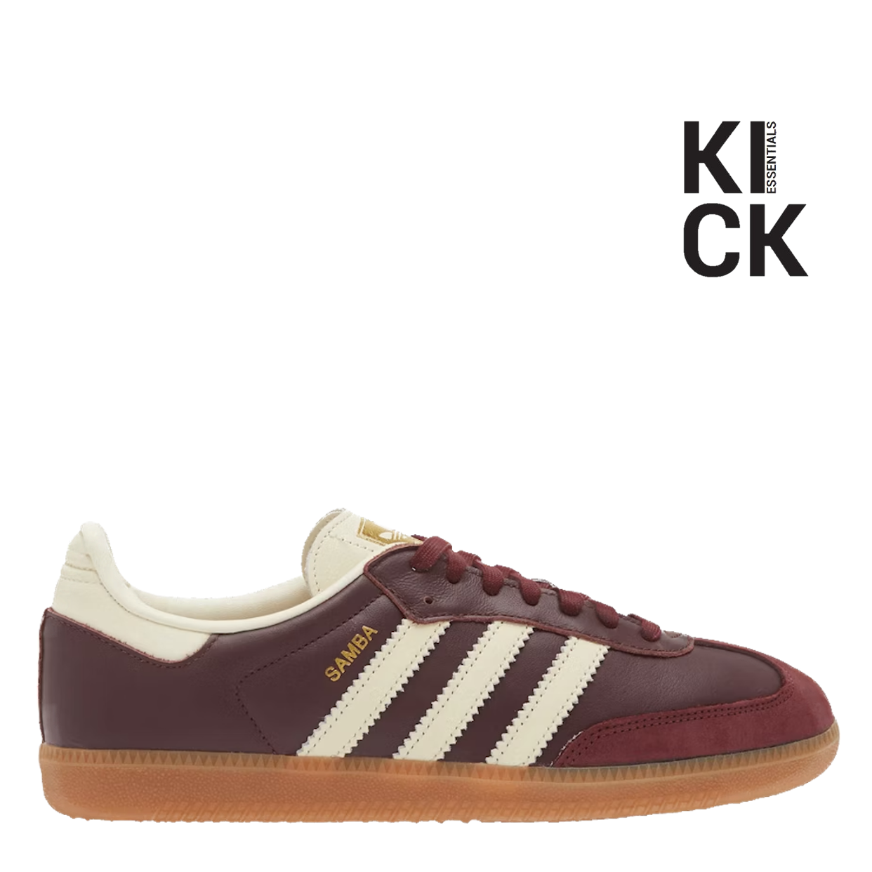 ADIDAS SAMBA (W) 'MAROON GOLD METALLIC'