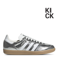 ADIDAS SAMBA (W) 'SILVER METALLIC CRACKED LEATHER'