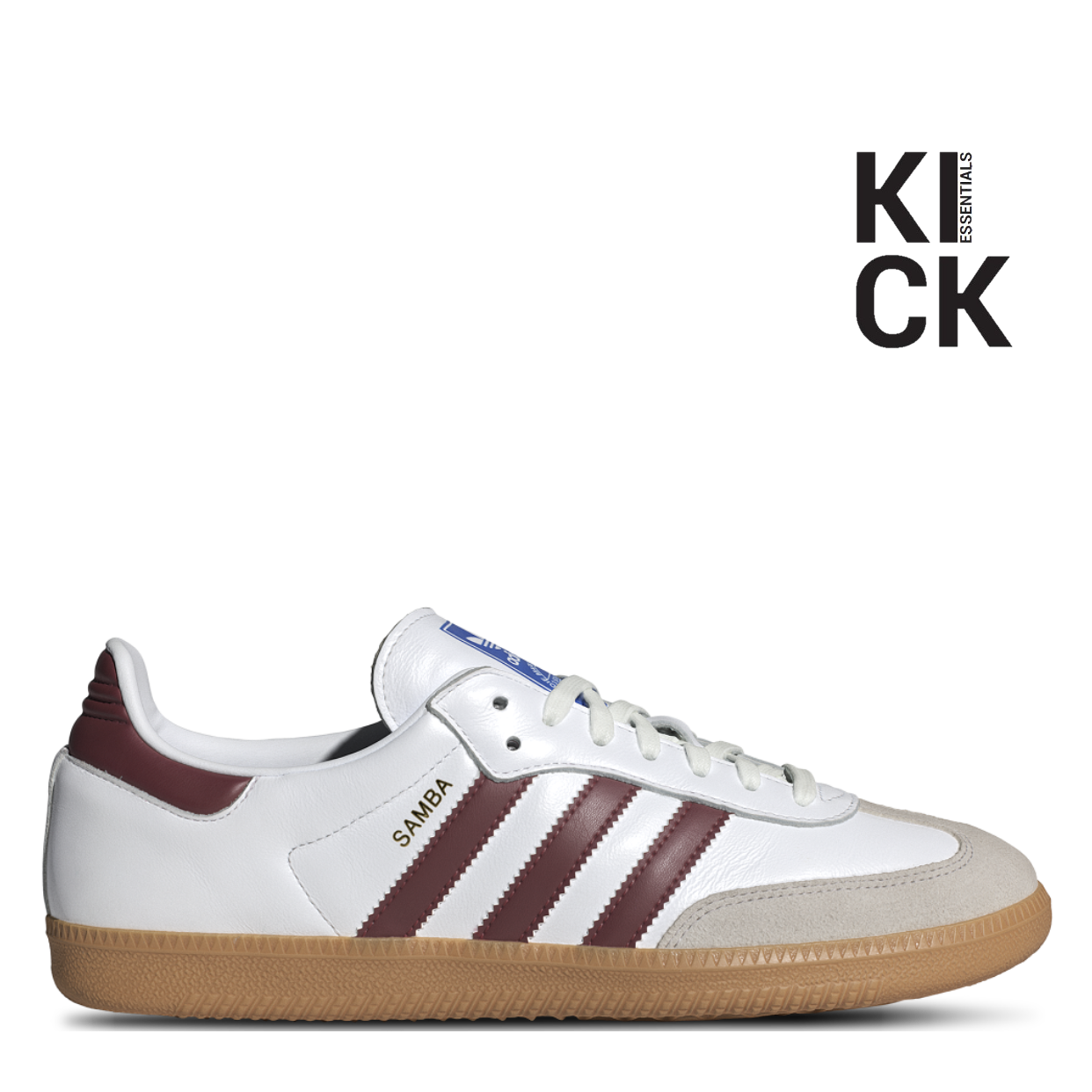 ADIDAS SAMBA 'WHITE BURGUNDY GUM'