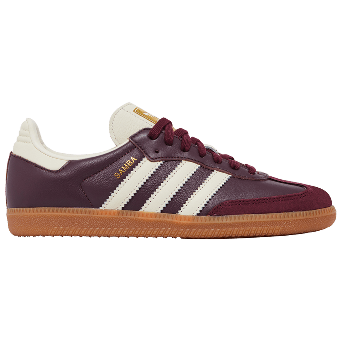 ADIDAS SAMBA (W) 'MAROON GOLD METALLIC'