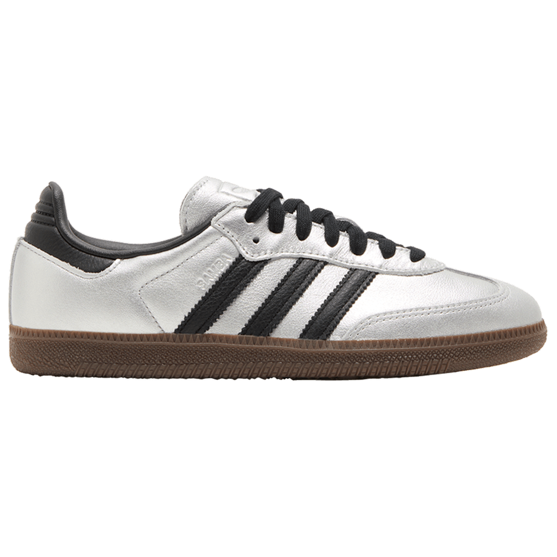 ADIDAS SAMBA (W) 'SILVER METALLIC BLACK GUM'