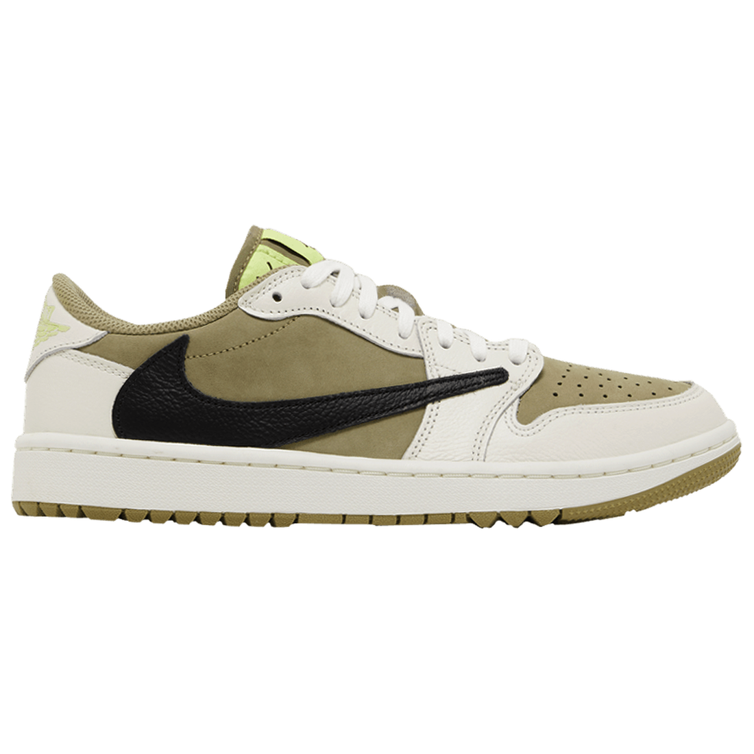 AIR JORDAN 1 LOW 'TRAVIS SCOTT GOLF OLIVE'