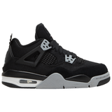 AIR JORDAN 4 RETRO (GS) 'BLACK CANVAS'