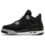 AIR JORDAN 4 RETRO (GS) 'BLACK CANVAS'