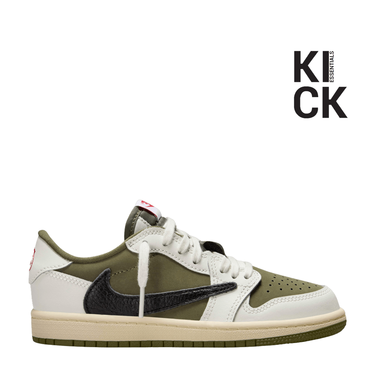 AIR JORDAN 1 LOW (PS) 'TRAVIS SCOTT MEDIUM OLIVE'