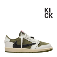 AIR JORDAN 1 LOW (PS) 'TRAVIS SCOTT MEDIUM OLIVE'