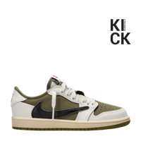 AIR JORDAN 1 LOW (PS) 'TRAVIS SCOTT MEDIUM OLIVE'