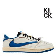 AIR JORDAN 1 LOW 'TRAVIS SCOTT FRAGMENT MILITARY BLUE'