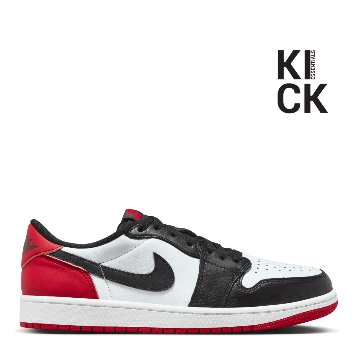 AIR JORDAN 1 LOW (GS) 'BLACK TOE'