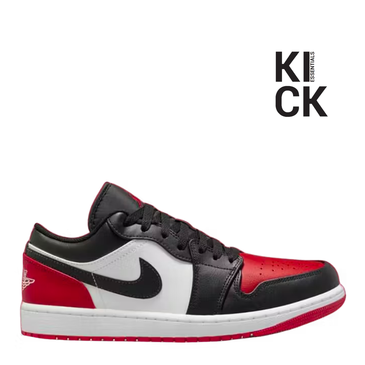 AIR JORDAN 1 LOW (GS) 'BRED TOE'