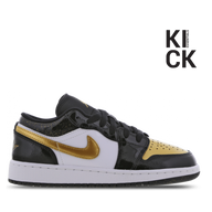 AIR JORDAN 1 LOW (GS) 'GOLD TOE'