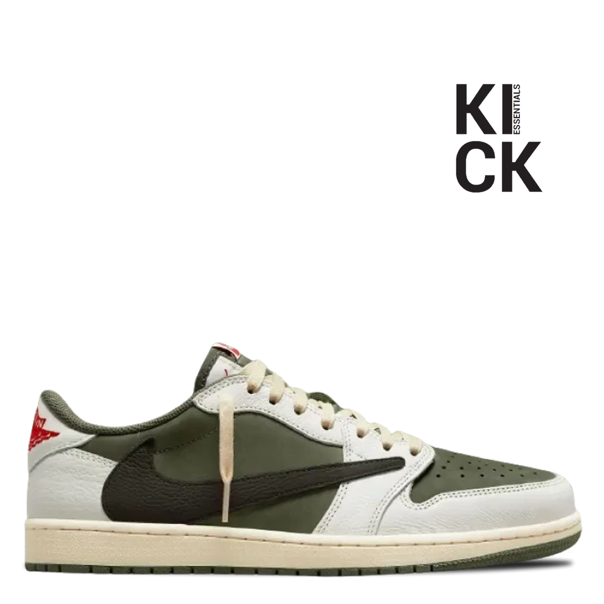 AIR JORDAN 1 LOW 'TRAVIS SCOTT MEDIUM OLIVE'