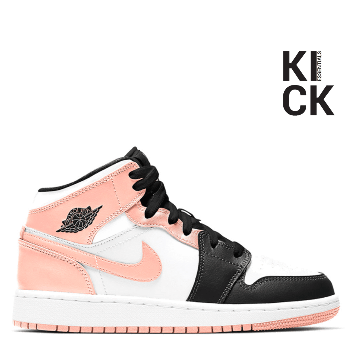 AIR JORDAN 1 MID (GS) 'CRIMSON TINT TOE'