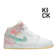 AIR JORDAN 1 MID (GS) 'PAINT DRIP'