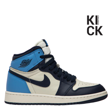 AIR JORDAN 1 RETRO HIGH OG (GS) 'OBSIDIAN UNC'