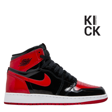 AIR JORDAN 1 RETRO HIGH OG (GS) 'PATENT BRED'