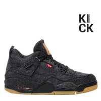 AIR JORDAN 4 RETRO (GS) 'LEVIS BLACK'