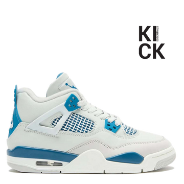 AIR JORDAN 4 RETRO (GS) 'MILITARY BLUE (2024)'