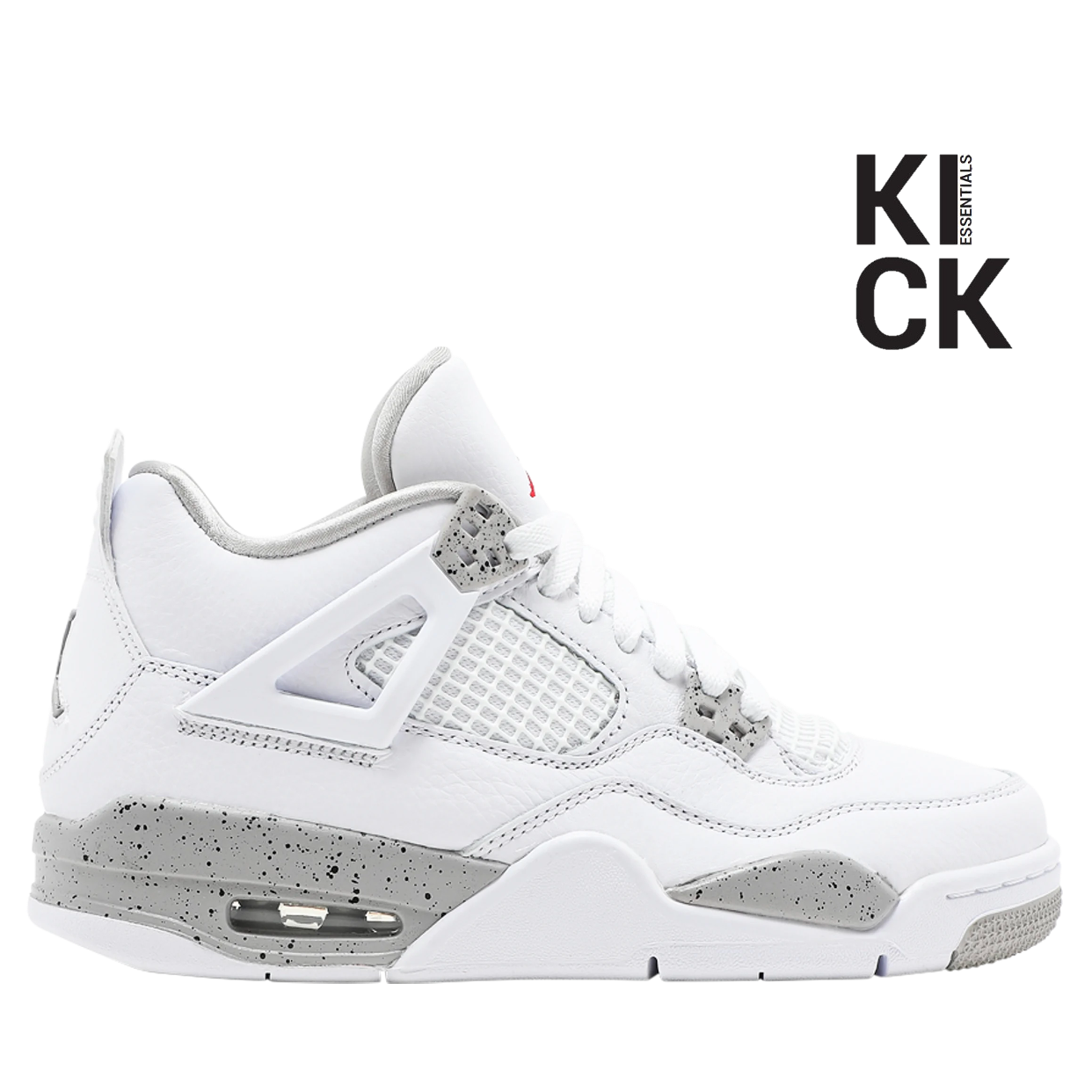 AIR JORDAN 4 RETRO (GS) 'WHITE OREO'