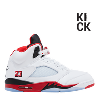 AIR JORDAN 5 RETRO 'FIRE RED BLACK TONGUE (2025)'