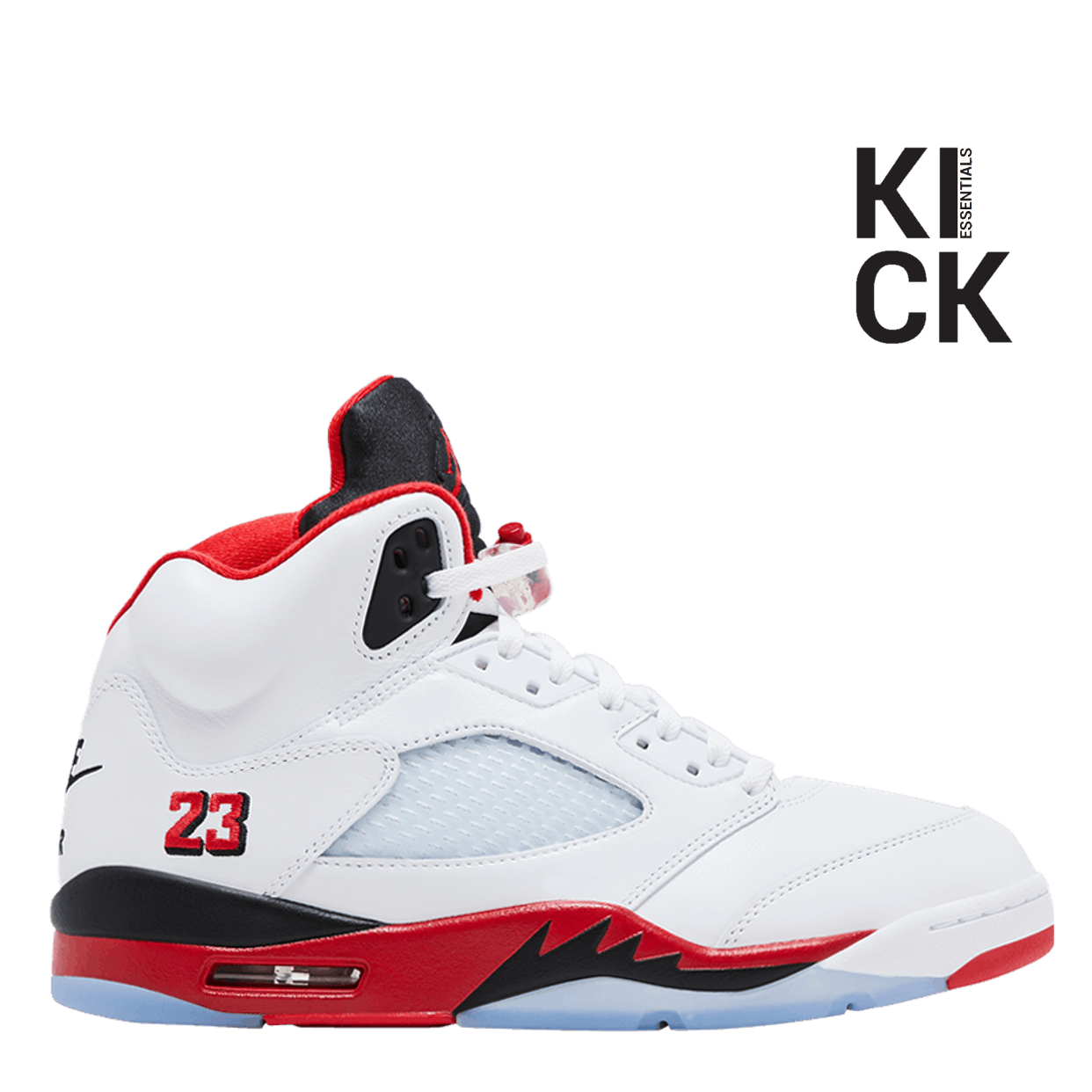 AIR JORDAN 5 RETRO 'FIRE RED BLACK TONGUE (2025)'