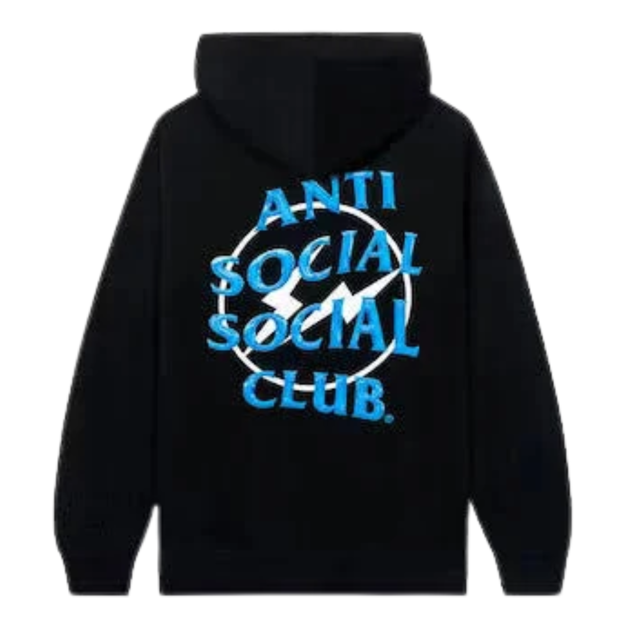 ANTI SOCIAL HOODIE 'FRAGMENT PETALS BLACK BLUE'