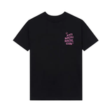 ANTI SOCIAL TEE 'CORAL CRUSH BLACK'