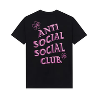 ANTI SOCIAL TEE 'CORAL CRUSH BLACK'